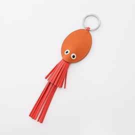 Hermès-Porte-clés Charm Poulpe Hermes-Marron,Rouge,Orange