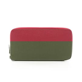 Hermès-Hermes Azap Long Wallet in Red Epsom Leather-Red