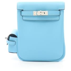 Hermès-Sac à dos Hermes Kelly Jump-Bleu