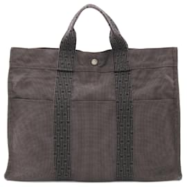 Hermès-Sac à main HERMES Air Line MM-Marron