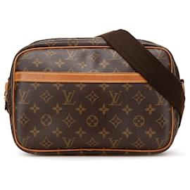 Louis Vuitton-Reporter PM Monogram Marron Louis Vuitton-Marron