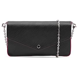 Louis Vuitton-Pochette Felicie Epi Noir Louis Vuitton-Noir