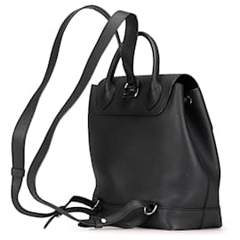 Louis Vuitton-Sac à dos Lockme en taurillon noir Louis Vuitton-Noir
