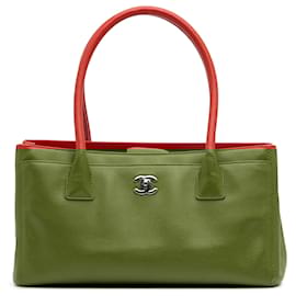 Chanel-Chanel Rouge Petit Sac en Cuir de Veau Executive Cerf-Rouge