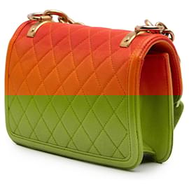 Chanel-Chanel Orange Petit Sac Matelassé Caviar Coucher de Soleil sur la Mer-Orange