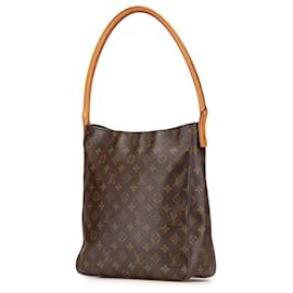 Louis Vuitton-Louis Vuitton Monogram Marron Looping GM-Marron