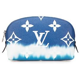 Louis Vuitton-Pochette cosmétique géante Monogram bleu Escale de Louis Vuitton-Bleu