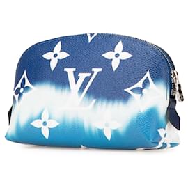 Louis Vuitton-Pochette cosmétique géante Monogram bleu Escale de Louis Vuitton-Bleu