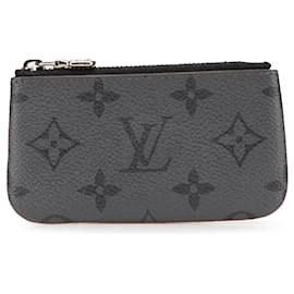 Louis Vuitton-Pochette Cles Monogram Eclipse Reverse Grise Louis Vuitton-Autre
