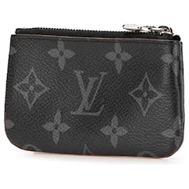 Louis Vuitton-Pochette Cles Monogram Eclipse Reverse Grise Louis Vuitton-Autre