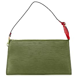 Louis Vuitton-Pochette Accessoires Epi Rouge Louis Vuitton-Rouge