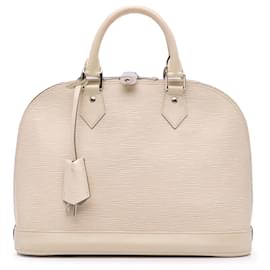 Louis Vuitton-Louis Vuitton Brown Epi Alma PM-Brown,Beige