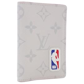 Louis Vuitton-Louis Vuitton White NBA Monogram Pocket Organizer-White