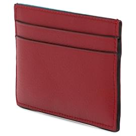 Loewe-LOEWE Red Studio Ghibli Spirited Away Leather Boh Rat Card Holder-Red
