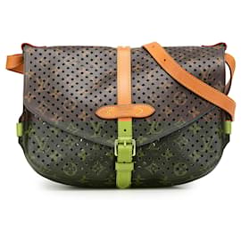Louis Vuitton-Louis Vuitton Marron Monogram Sofia Coppola Flore Saumur-Marron