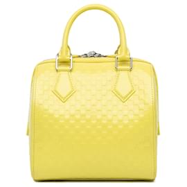 Louis Vuitton-Louis Vuitton Jaune Damier Facette Speedy Cube PM-Jaune