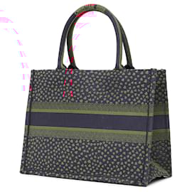 Dior-Dior Red Medium Canvas Pop Hearts I Love Paris Book Tote-Red
