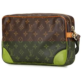 Louis Vuitton-Louis Vuitton Marron Monogram Marly Dragonne GM-Marron