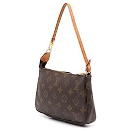Louis Vuitton-Pochette Accessoires Monogram Marron Louis Vuitton-Marron