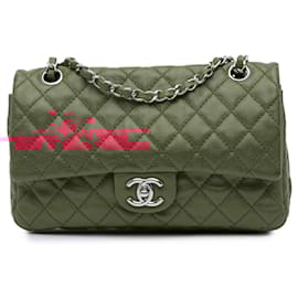 Chanel-Chanel Red Medium Classic Caviar Double Flap-Red