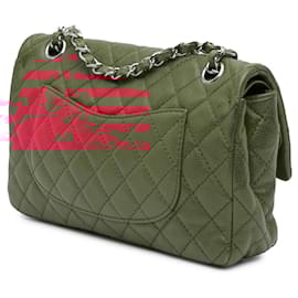 Chanel-Chanel Red Medium Classic Caviar Double Flap-Red