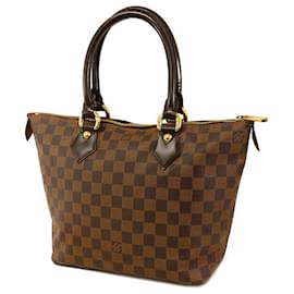 Louis Vuitton-Louis Vuitton Marron Damier Ebene Saleya PM-Marron