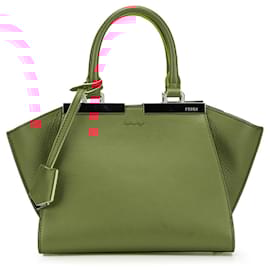 Fendi-Fendi Red Mini Calfskin 3Jours Satchel-Red