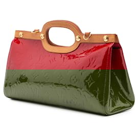 Louis Vuitton-Louis Vuitton Rouge Monogram Vernis Roxbury Drive-Rouge