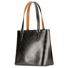 Louis Vuitton-Louis Vuitton Monogram Mat Stockton Gris-Marron,Gris anthracite