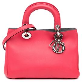Bolsa Diorissimo pequena de couro rosa Rosa Outro