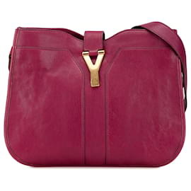 Yves Saint Laurent Cabas Chyc en cuir rose moyen à bandoulière Rose Autre