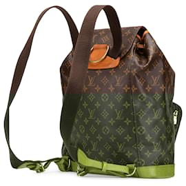 Louis Vuitton-Louis Vuitton Monogram Marron Montsouris GM-Marron