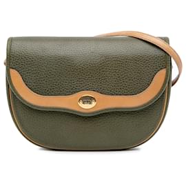 Dior-Dior Green Leather Crossbody-Green,Olive green