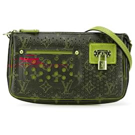 Louis Vuitton-Pochette Accessoires perforée Monogram marron Louis Vuitton-Marron