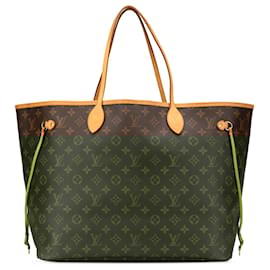 Louis Vuitton-Louis Vuitton Monogram Brun Neverfull GM-Marron