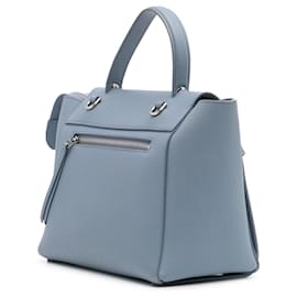 Céline-Celine Blue Micro Grained Calfskin Belt Bag-Blue,Light blue