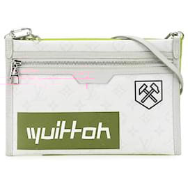 Louis Vuitton-Sac messager plat double Monogram Antartica gris Louis Vuitton-Autre