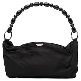 Dior-Dior Black Nylon Malice Handbag-Black