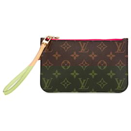 Louis Vuitton-Pochete Neverfull Monograma Marrom Louis Vuitton-Marrom