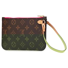 Louis Vuitton-Pochete Neverfull Monograma Marrom Louis Vuitton-Marrom