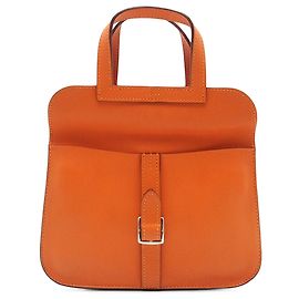Hermès Orange Mini Swift Halzan 22 Orange