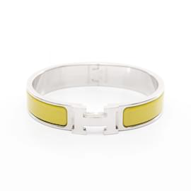 Hermès-Bracelet Click-Clack PM d'Hermès-Jaune