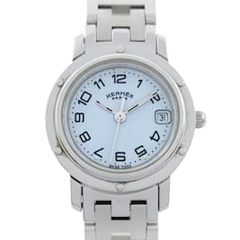 Hermès-Hermes Clipper Watch Stainless Steel Women's White CL4.210-Other