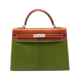 Hermès-Hermes Kelly 32 Handbag-Brown