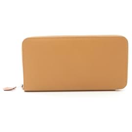 Hermès-Hermes Azap Long Silk In Round Wallet-Brown