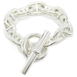 Hermès-Bracelet charm Chaine d'Ancre TGM d'Hermès-Argenté