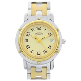 Hermès-Montre Hermes Clipper GP (Plaqué Or)-Autre