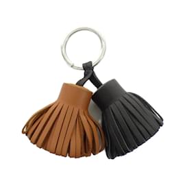 Hermès-Hermes Carmen Unodos Key Ring-Black,Golden