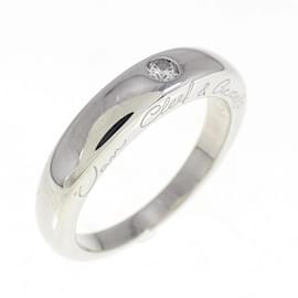 Van Cleef & Arpels-Van Cleef & Arpels Platinum Diamond Band Ring-Other