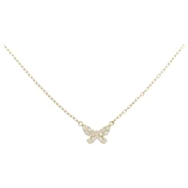 Autre Marque-AHKAH Butterfly Necklace 0.06CT-Other